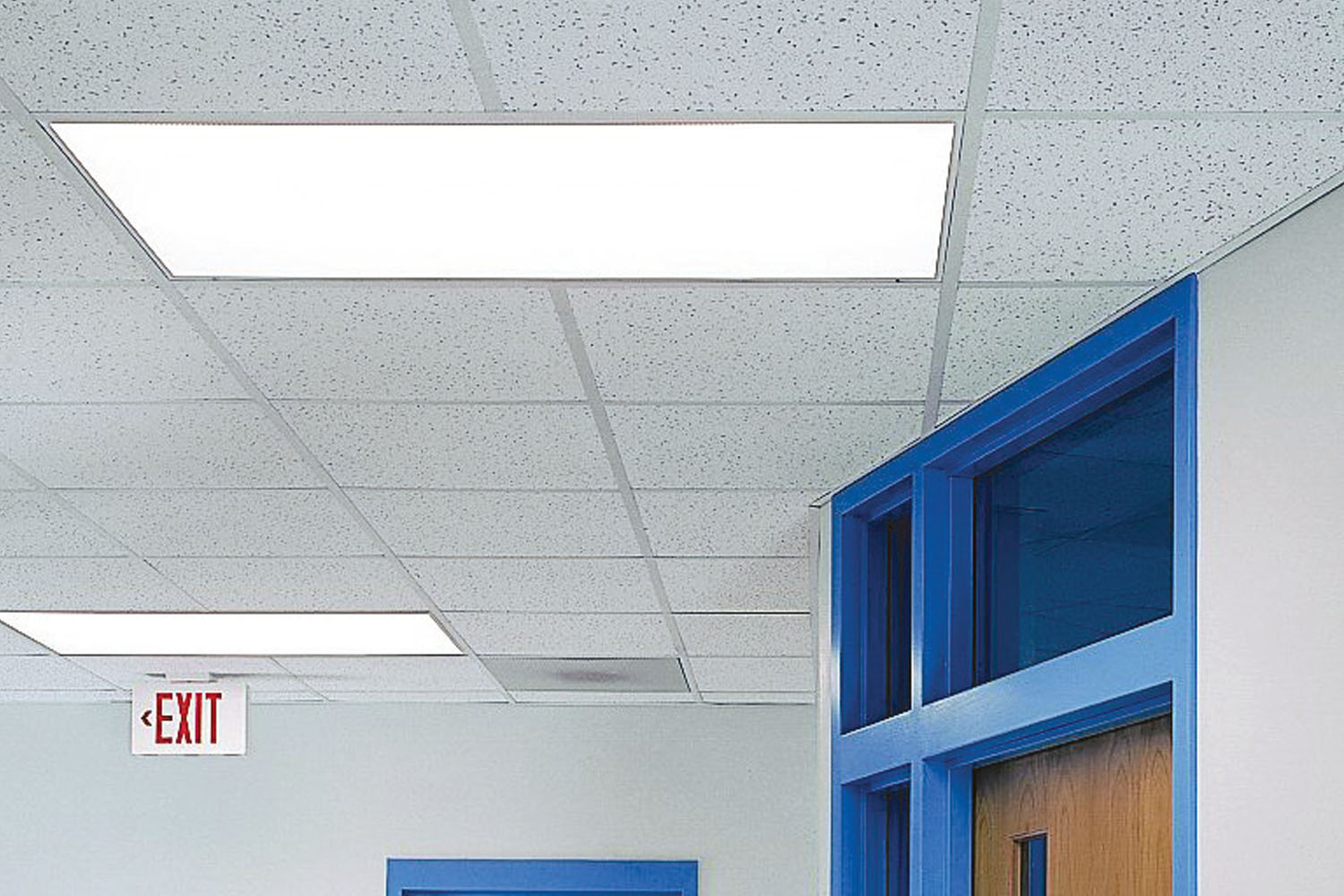 Cross Fissured Acoustical Ceiling