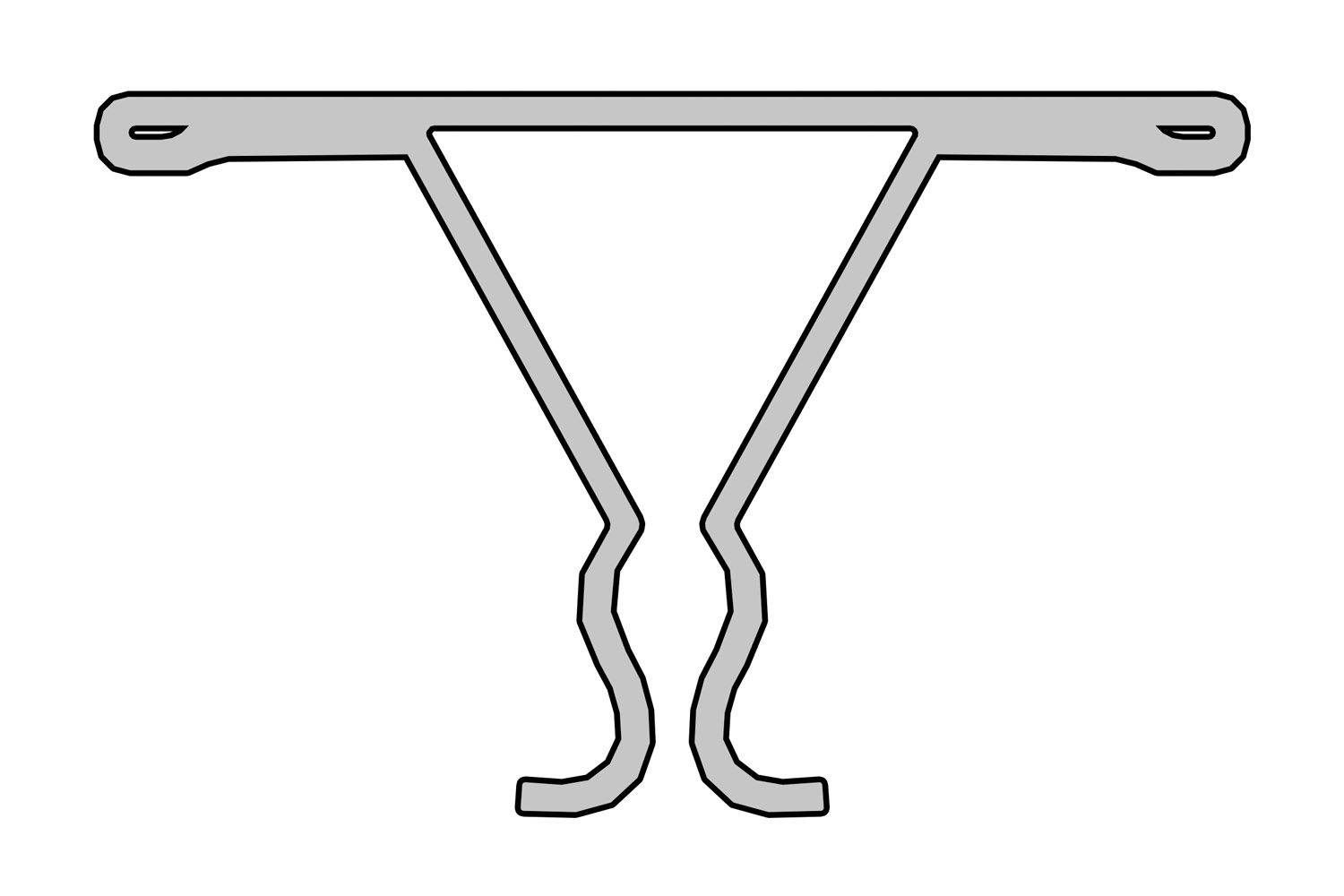 أعمدة شبكة سقف يو إس جي حرف تي